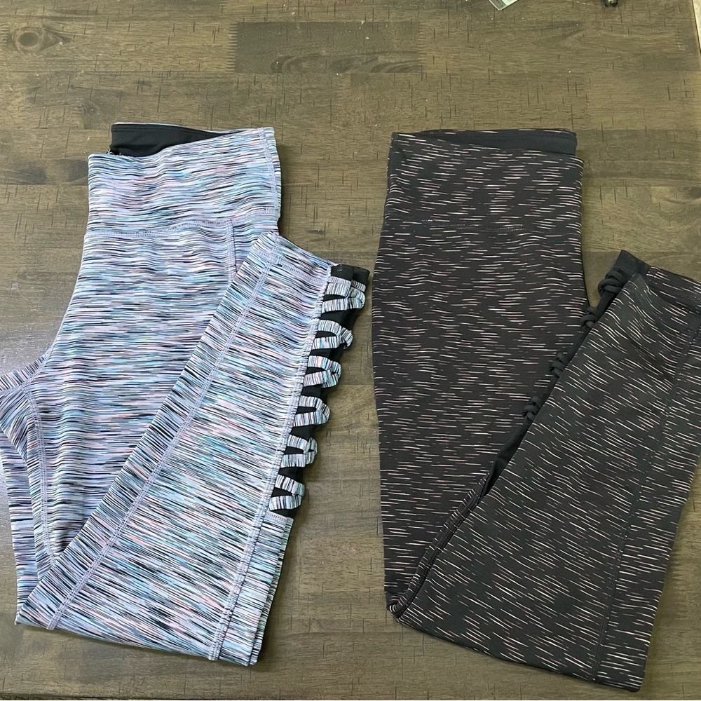 SOLD Two pairs Ideology Yoga leggings